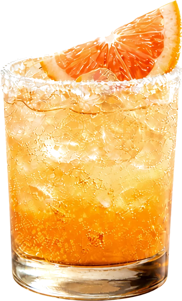 Golden Hour Paloma: tequila blanco, grapefruit juice, lime juice, agave syrup